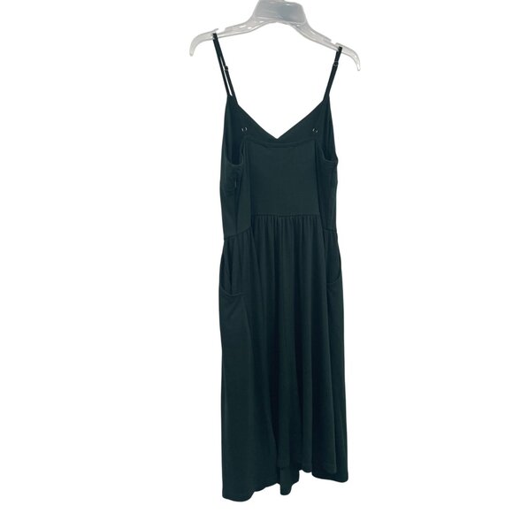 YATHON Womens Sundress Spaghetti Straps Ruched Green Size Medium NEW - Picture 7 of 9